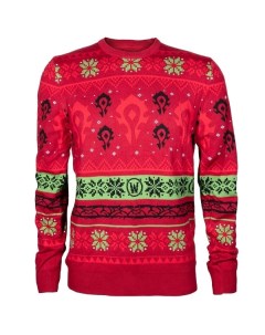 Верхняя одежда World of Warcraft Свитер Horde Ugly Holiday Sweater Свитер Horde Ugly Holiday Sweater World of warcraft