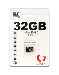 Карта памяти MicroSD Utashi UT32GBSDCL10 00 UT32GBSDCL10 00