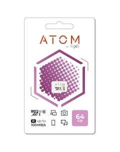 Карта памяти microSDHC Atom 64GB UHS 1 U1 AMSDU1 64GB 64GB UHS 1 U1 AMSDU1 64GB