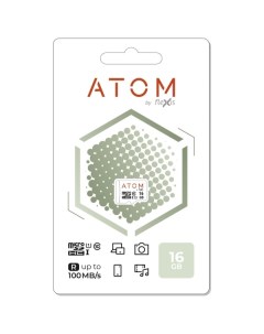 Карта памяти microSDHC Atom 16GB UHS 1 U1 AMSDU1 16GB 16GB UHS 1 U1 AMSDU1 16GB