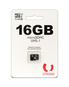Карта памяти MicroSD Utashi UT16GBSDCL10 00 UT16GBSDCL10 00