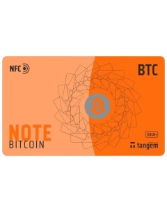 Криптовалютный кошелек Tangem Note Bitcoin Note Bitcoin