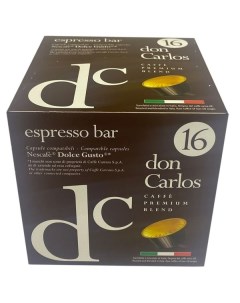 Кофе в капсулах Don Carlos ESPRESSO BAR ESPRESSO BAR Don carlos