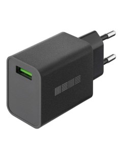 Сетевое зарядное устройство InterStep New RT 1 USB 18W 2 4A QuickCharge3 0 Black New RT 1 USB 18W 2  Interstep