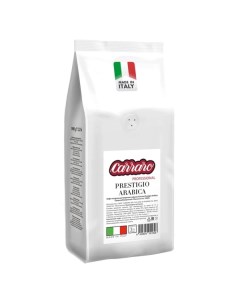 Кофе в зернах Caffe Carraro Prestigio Arabica 1 кг Prestigio Arabica 1 кг Caffe carraro