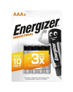 Батарея Energizer Industrial AAA LR03 4шт Industrial AAA LR03 4шт