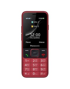 Мобильный телефон Panasonic TF200 Red KX TF200RUR TF200 Red KX TF200RUR