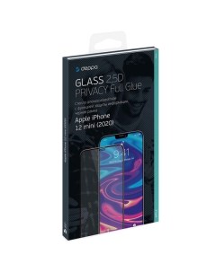 Защитное стекло Deppa Privacy 2 5D Full Glue iPhone 12 mini 62706 Privacy 2 5D Full Glue iPhone 12 m