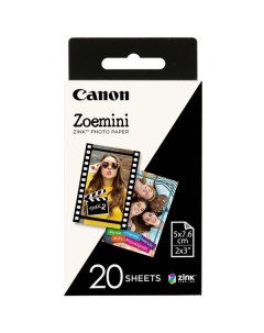 Фотобумага Canon Zoemini Zink Photo Paper 20 листов ZP 2030 20 Zoemini Zink Photo Paper 20 листов ZP