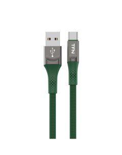 Кабель USB Type C TFN 0 6m Zinc плоский green TFN CZNUSBC06MGRN 0 6m Zinc плоский green TFN CZNUSBC0 Tfn