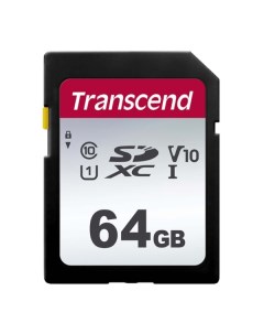Карта памяти SDXC Transcend 64GB TS64GSDC300S 64GB TS64GSDC300S