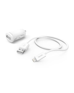 Автомобильное зарядное устройство для Apple Hama 2 4A Lightning White 00183266 2 4A Lightning White 