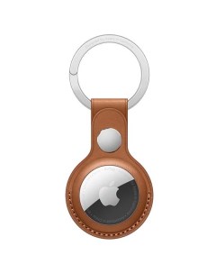 Кожаный брелок Apple AirTag Leather Key Ring Saddle Brown MX4M2ZM A AirTag Leather Key Ring Saddle B