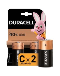 Батарея Duracell C 2шт C 2шт