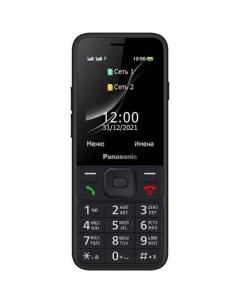 Мобильный телефон Panasonic TF200 Black KX TF200RUB TF200 Black KX TF200RUB