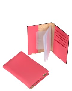 Обложка для документов цвет розовый Fabretti