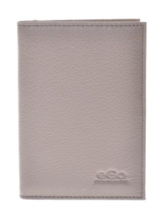 Обложка для паспорта цвет серый Эго