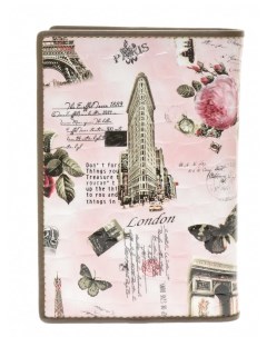 Обложка для паспорта цвет розовый Sergio valentini