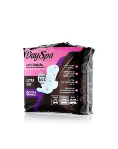 Женские прокладки Ultra Dry Super 8шт Day spa