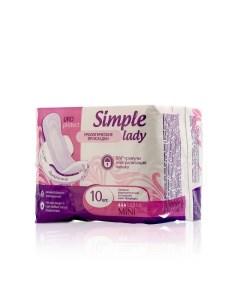 Урологические прокладки Simple lady mini 10шт Day spa