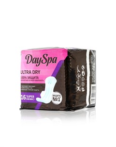 Женские прокладки Ultra Dry Super 16шт Day spa