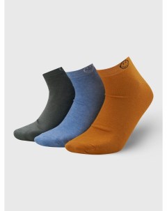 Комплект коротких носков с принтом 3 пары Твое