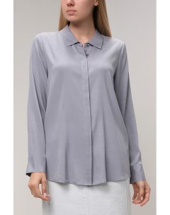 Однотонная блуза из шелка Essentials by stockmann