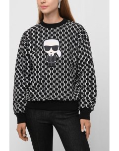 Пуловер с монограммой бренда Karl lagerfeld