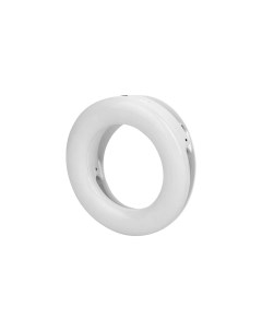Led 02 cветовое кольцо для селфи с креплением на смартфоне white Df
