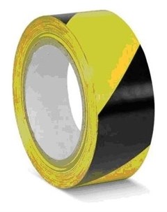 Лента для разметки ПВХ желто черный 50ммx33м Kmsw05033 Mehlhose