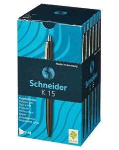 Ручка шариковая K15 корпус черный стержень черный 0 5мм германия Schneider
