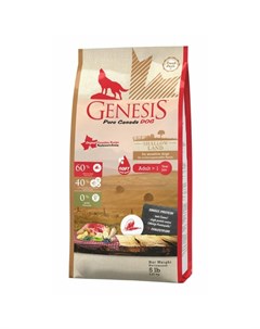 Pure Canada Shallow Land Soft полувлажный корм для взрослых собак с ягненком 2 27 кг Genesis