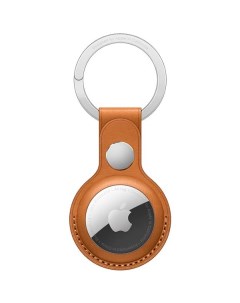 Умный брелок Apple AirTag Leather Key Ring Golden Brown MMFA3ZM A AirTag Leather Key Ring Golden Bro