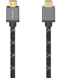 Кабель HDMI 2м H 205239 круглый черный серый Hama