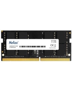 Оперативная память Basic NTBSD4N26SP 16 DDR4 1x 16ГБ 2666МГц для ноутбуков SO DIMM Ret Netac
