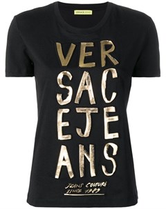 Versace jeans футболка с логотипом xs черный Versace jeans