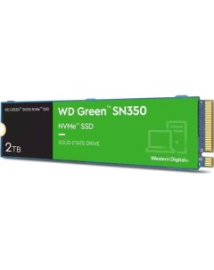SSD накопитель Green SN350 S200T3G0C 2ТБ M 2 2280 PCIe 3 0 x4 NVMe M 2 Wd