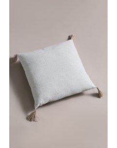 Декоративная подушка из льна с кисточками Amanda b