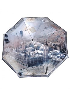 Зонт женский S 20115 9 серый Fabretti