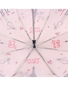 Зонт автомат женский L 20255 13 розовый Fabretti