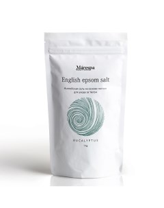 Английская соль для ванн с магнием EPSOM Эпсом с натуральным маслом эвкалипта 1000 Marespa