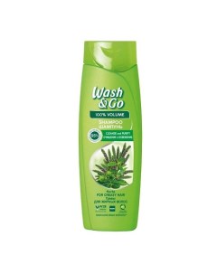 Шампунь Очищение и свежесть Травы Для жирных волос Wash&go