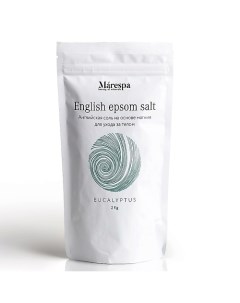 Английская соль для ванн с магнием EPSOM Эпсом с натуральным маслом эвкалипта 2000 Marespa
