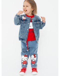 Куртка детская текстильная джинсовая для девочек Playtoday baby