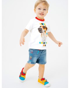 Шорты детские текстильные джинсовые для мальчиков Playtoday baby