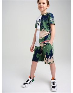 Комплект трикотажный для мальчиков: фуфайка (футболка), шорты Playtoday tween