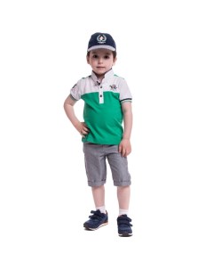 Комплект одежды для мальчика футболка бриджи бейсболка G_KOMM18 36 Cascatto