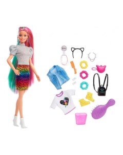 Кукла с разноцветными волосами Barbie