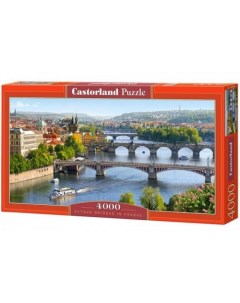 Пазлы Река Влтава Прага 4000 элементов Castorland