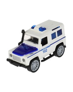 Машина со светом и звуком Джип Полиция 18 см Технопарк